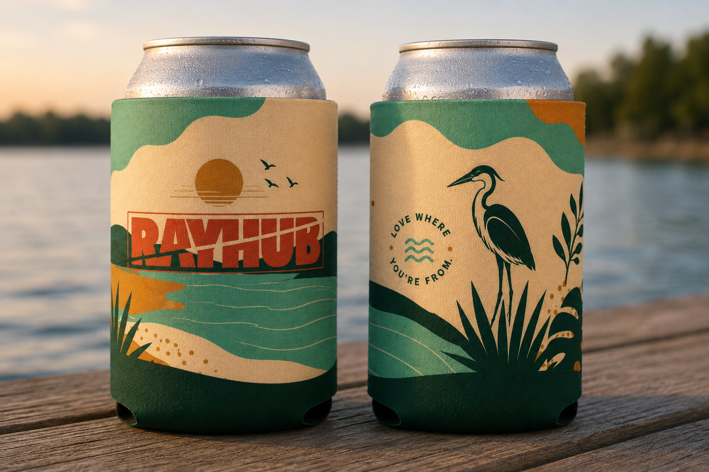 "DOCKSIDE" KOOZIE